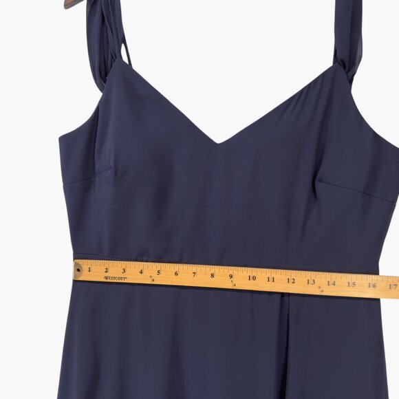 Birdy Grey Devin Chiffon Convertible Midnight Navy Blue Dress Size XL - Picture 8 of 8